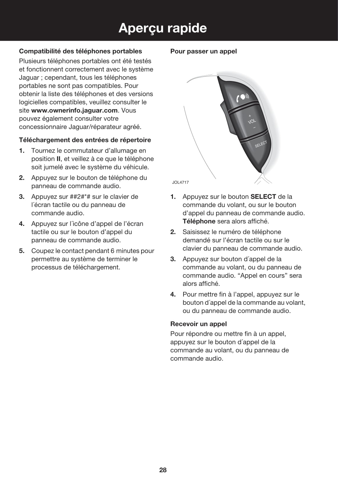 2004-2007 Jaguar S-Type Manuel du propriétaire | Français