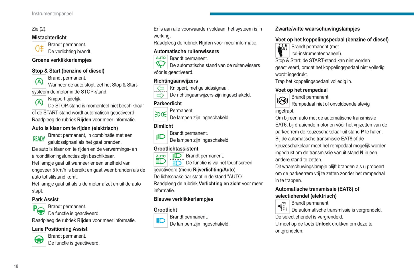 2020-2023 Peugeot 208/e-208 Owner's Manual | Dutch