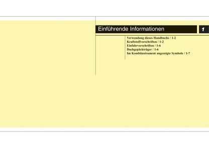 2010-2011 Kia Cee'd Owner's Manual | German