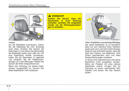 2010-2011 Kia Cee'd Owner's Manual | German