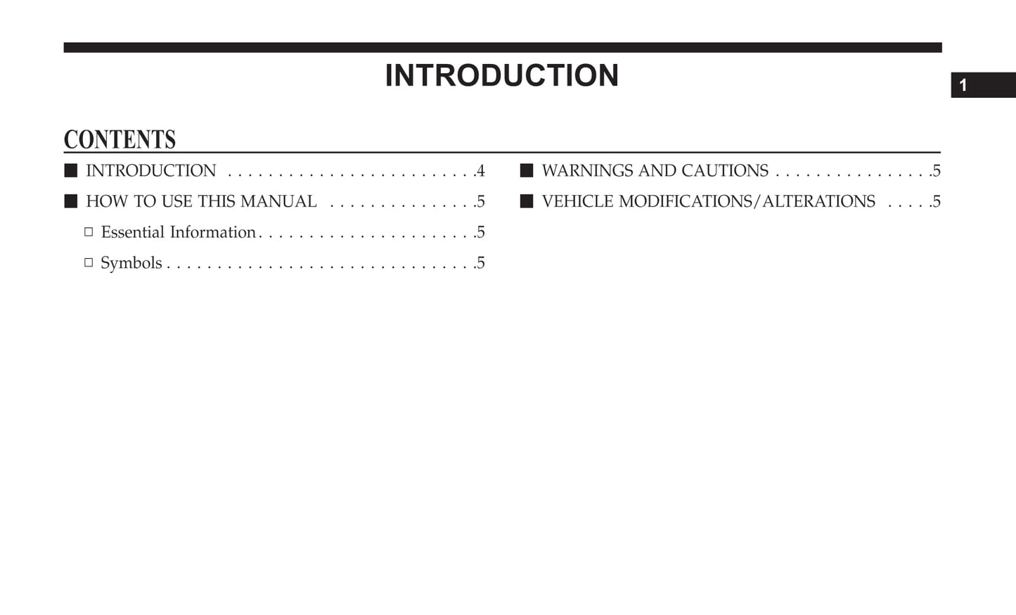 2019 Dodge Grand Caravan Owner's Manual | English