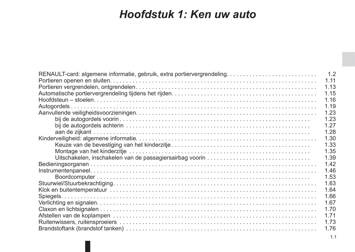 2017-2019 Renault Captur Manuel du propriétaire | Néerlandais