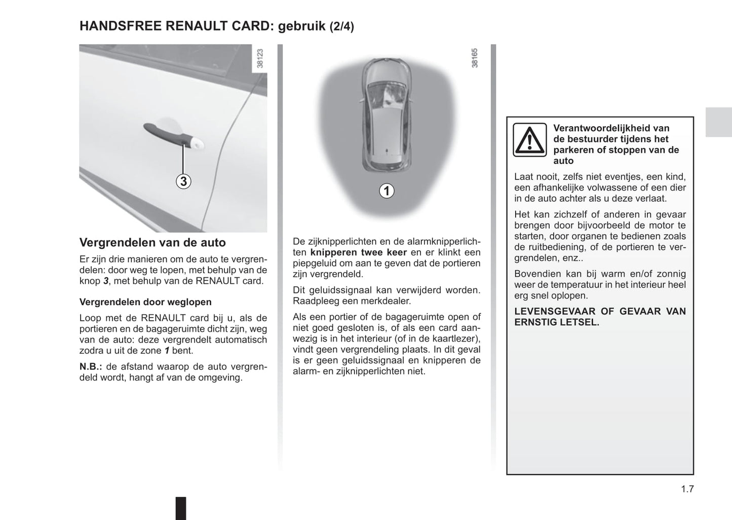 2017-2019 Renault Captur Manuel du propriétaire | Néerlandais