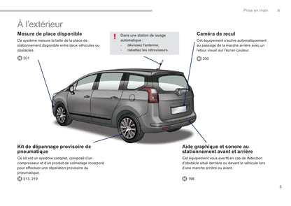 2013-2014 Peugeot 5008 Manuel du propriétaire | Français