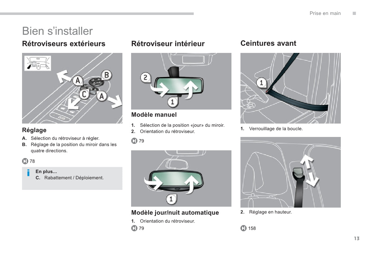 2013-2014 Peugeot 5008 Manuel du propriétaire | Français