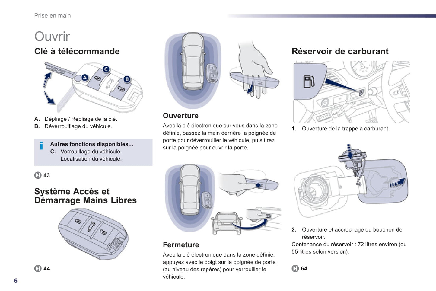 2012-2014 Peugeot 508 Owner's Manual | French