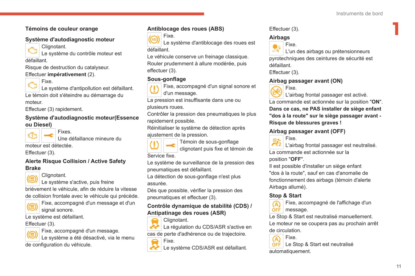 2020-2022 Citroën C3 Owner's Manual | French