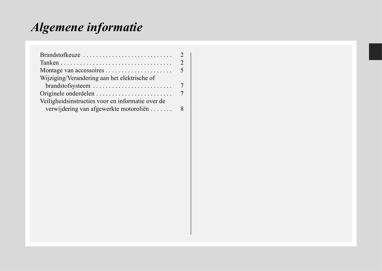 1999-2006 Mitsubishi Pajero Owner's Manual | Dutch