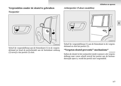 1999-2006 Mitsubishi Pajero Owner's Manual | Dutch