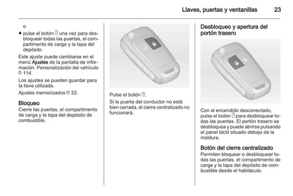 2013-2014 Opel Meriva Manuel du propriétaire | Espagnol