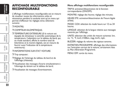 2004-2007 Fiat Multipla Manuel du propriétaire | Français