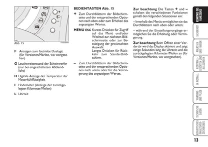 2009-2010 Fiat 500 Owner's Manual | German