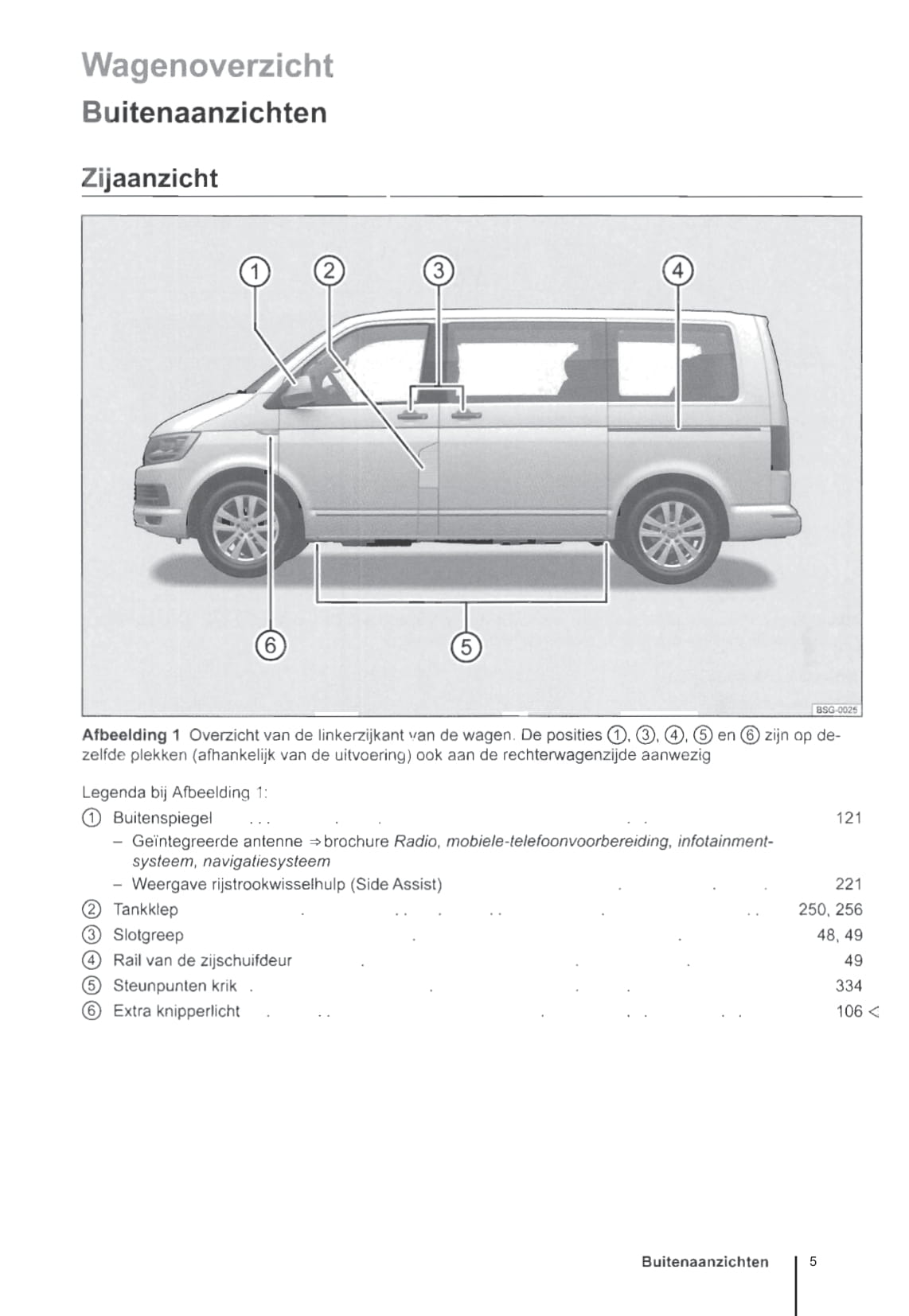 2009-2016 Volkswagen Caravelle/Transporter Owner's Manual | Dutch