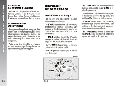 2005-2011 Alfa Romeo 147 GTA Owner's Manual | French