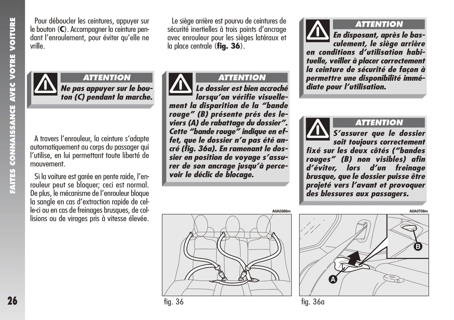 2005-2011 Alfa Romeo 147 GTA Owner's Manual | French