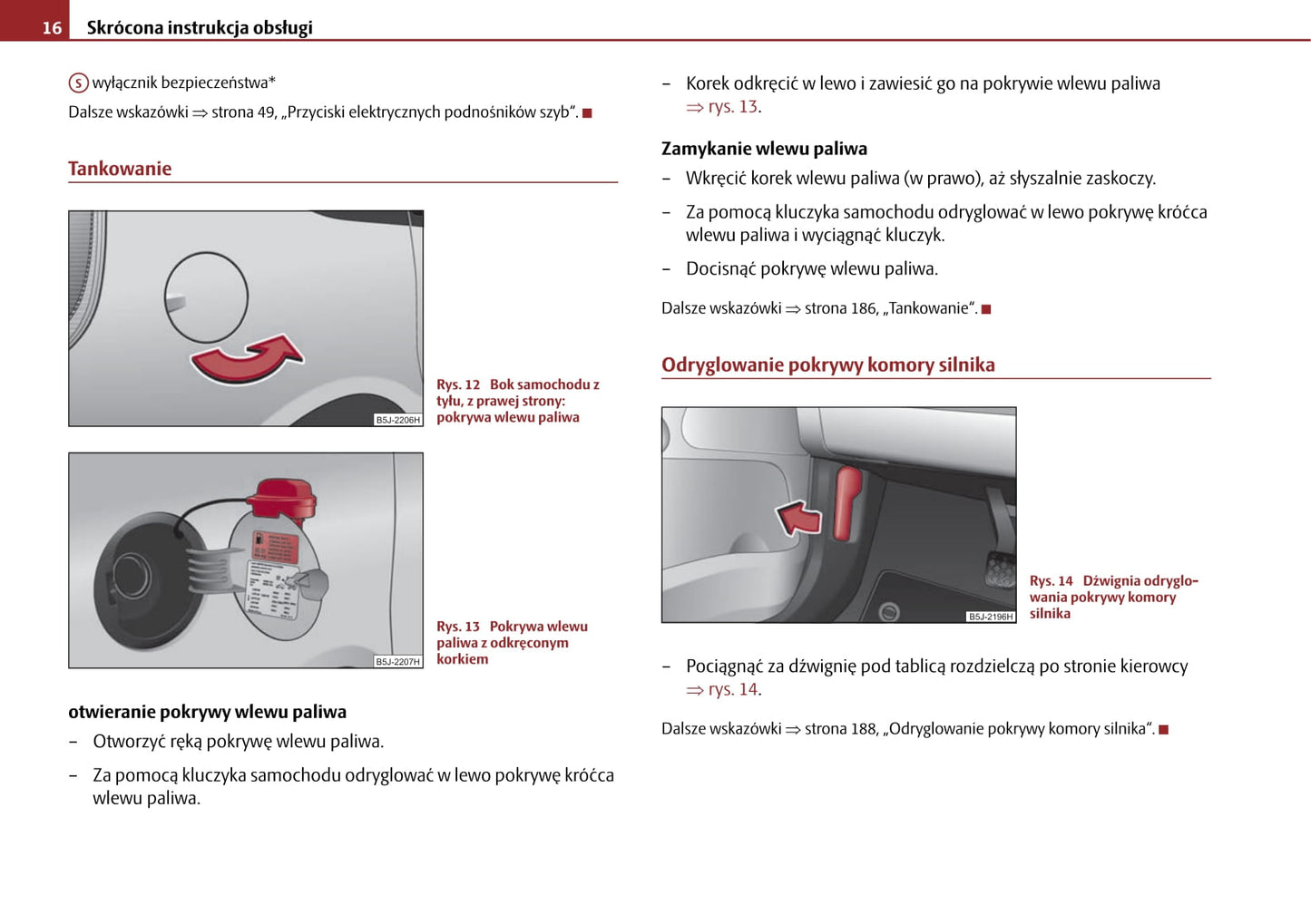 2009-2010 Skoda Roomster Owner's Manual | Polish