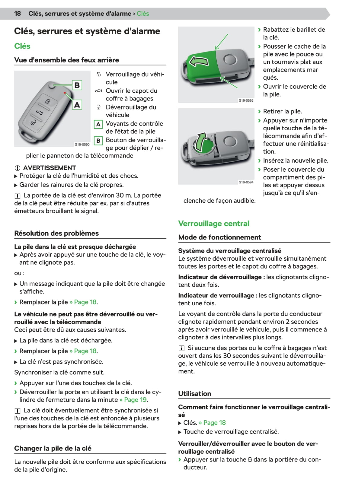 2019-2020 Skoda Citigo-e iV Owner's Manual | French