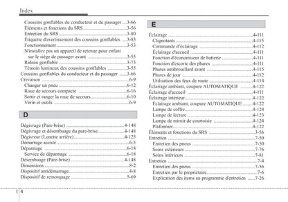 2014 Kia Sorento Owner's Manual | French