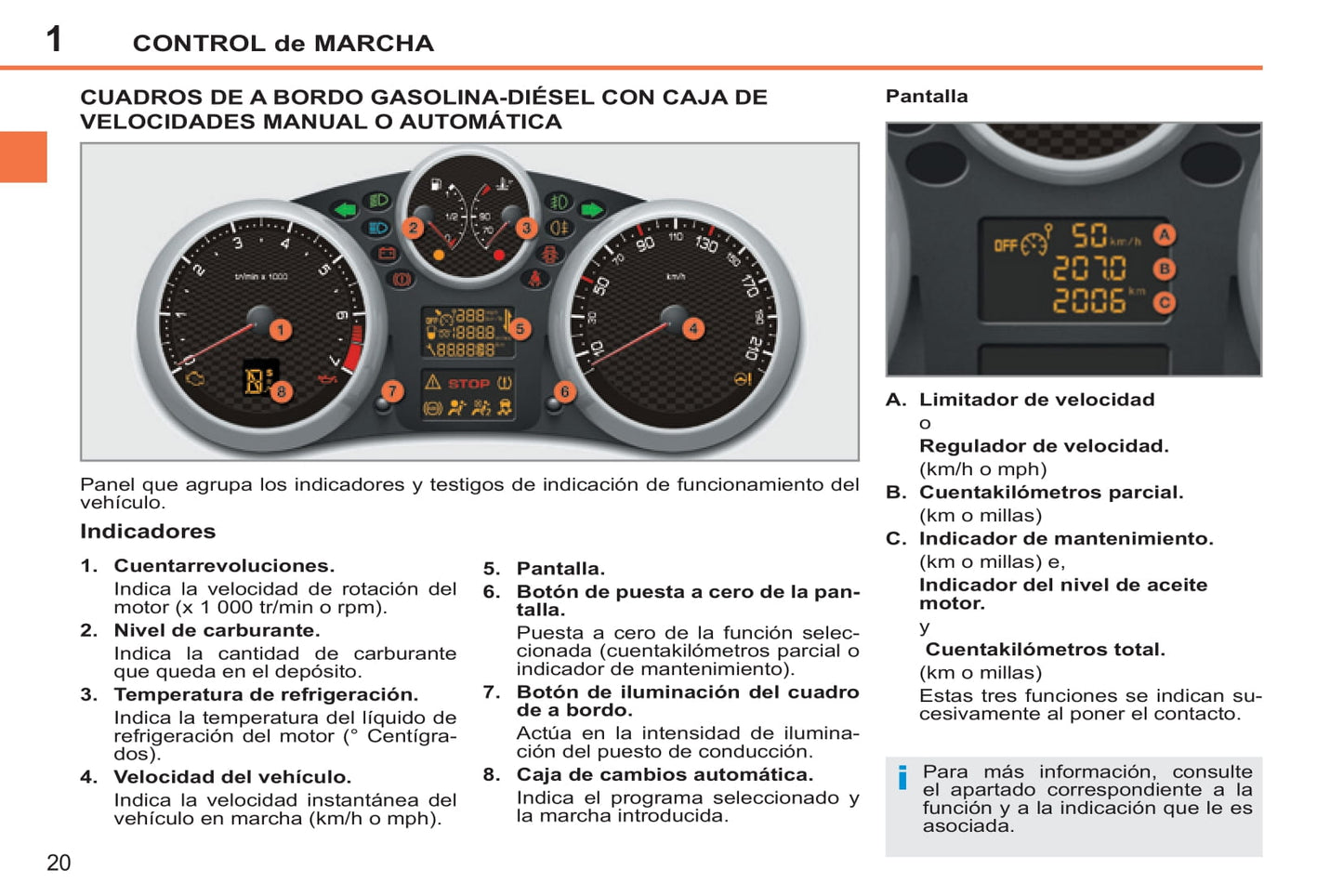 2014-2015 Peugeot 207 CC Manuel du propriétaire | Espagnol
