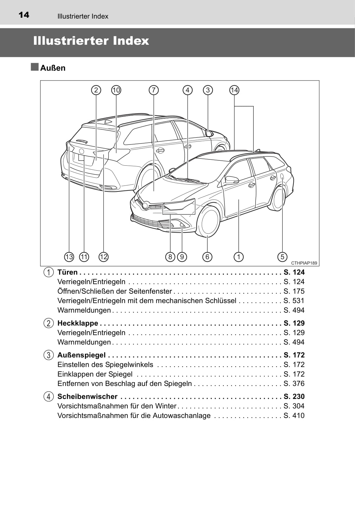 2012-2015 Toyota Auris Manuel du propriétaire | Allemand