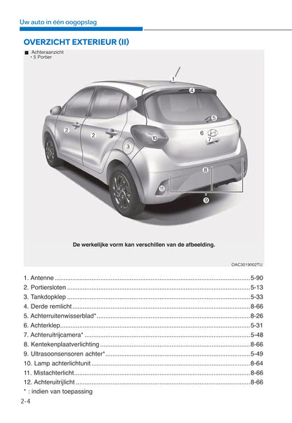 2020-2023 Hyundai i10 Manuel du propriétaire | Néerlandais