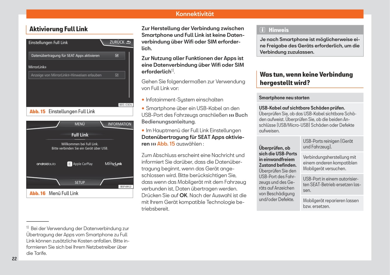 2019 Seat Tarraco Infotainment Manual | German