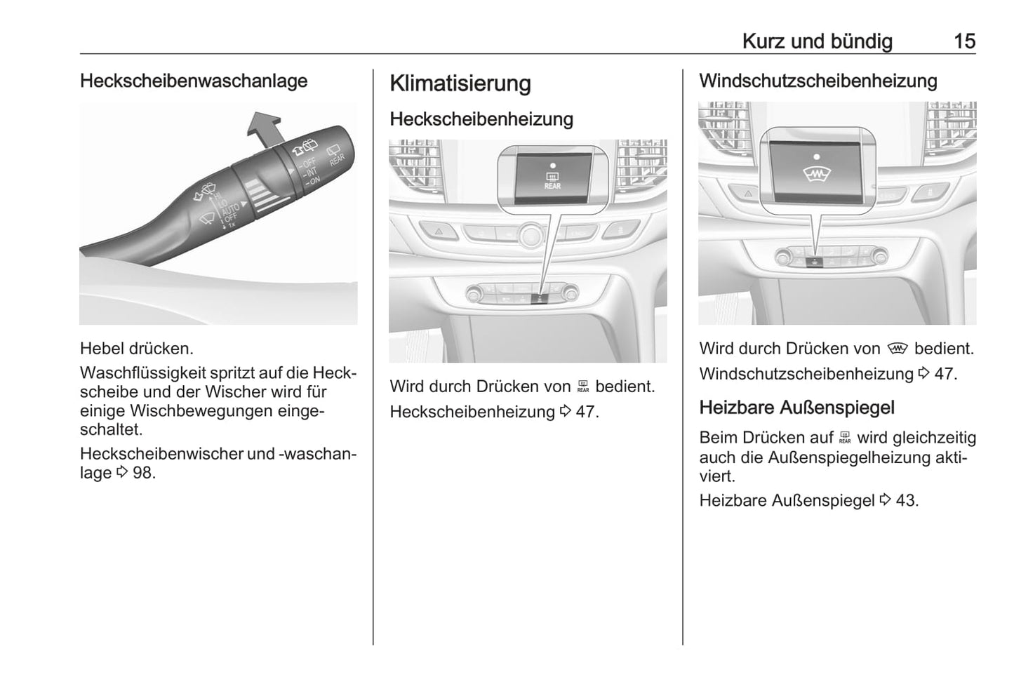 2020-2021 Opel Insignia/Insignia Grand Sport/Insignia Sports Tourer Owner's Manual | German