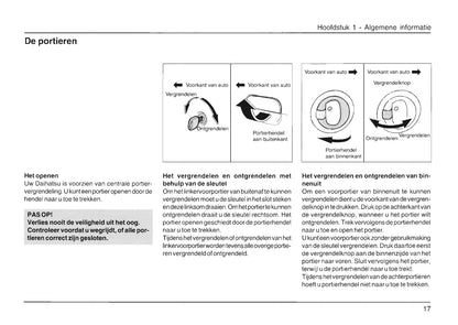 2004-2009 Daihatsu Trevis Owner's Manual | Dutch