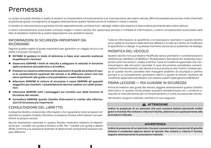 2016-2020 Renault Alaskan Manuel du propriétaire | Italien