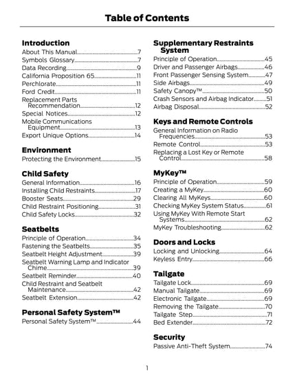 2017 Ford F-150 Owner's Manual | English