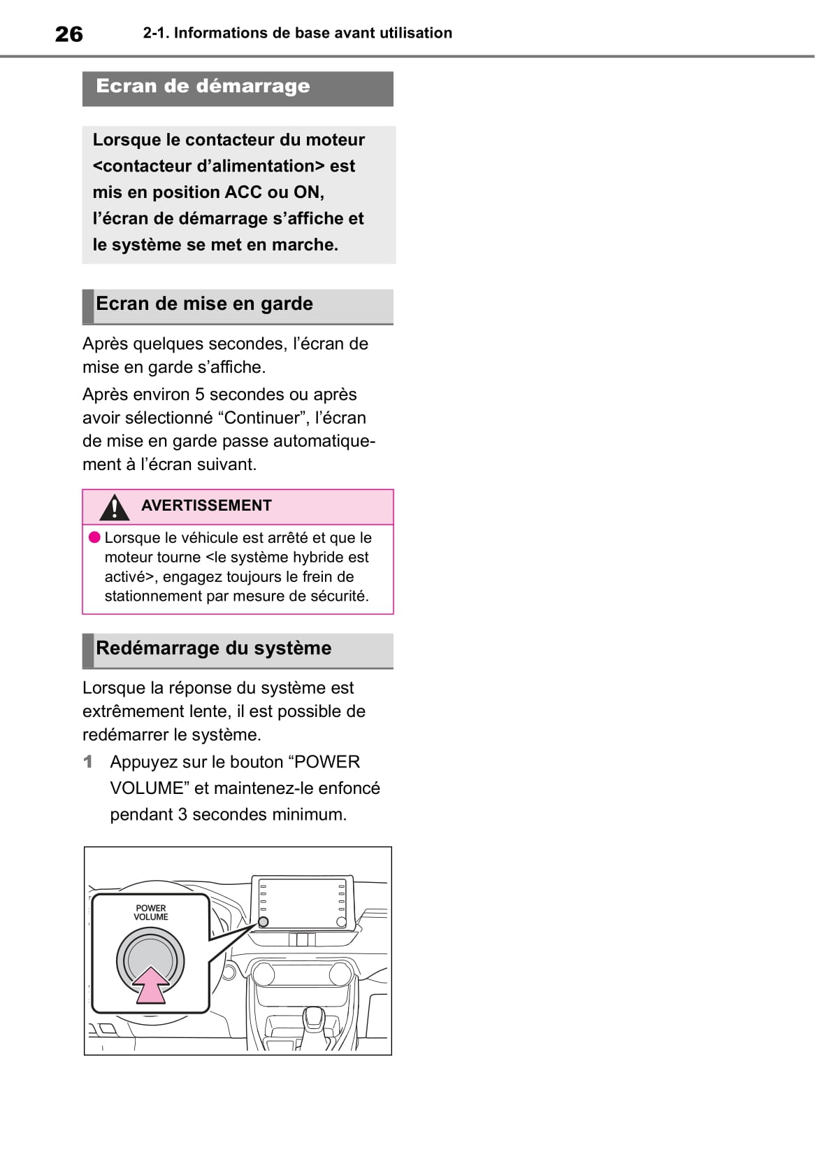 Toyota Touch Navigation Guide d'utilisation 2019