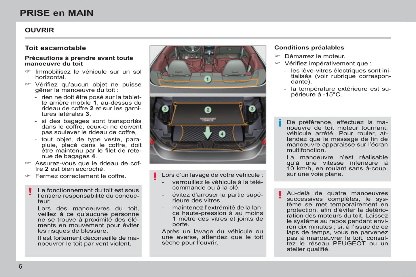 2013-2014 Peugeot 308 CC Owner's Manual | French