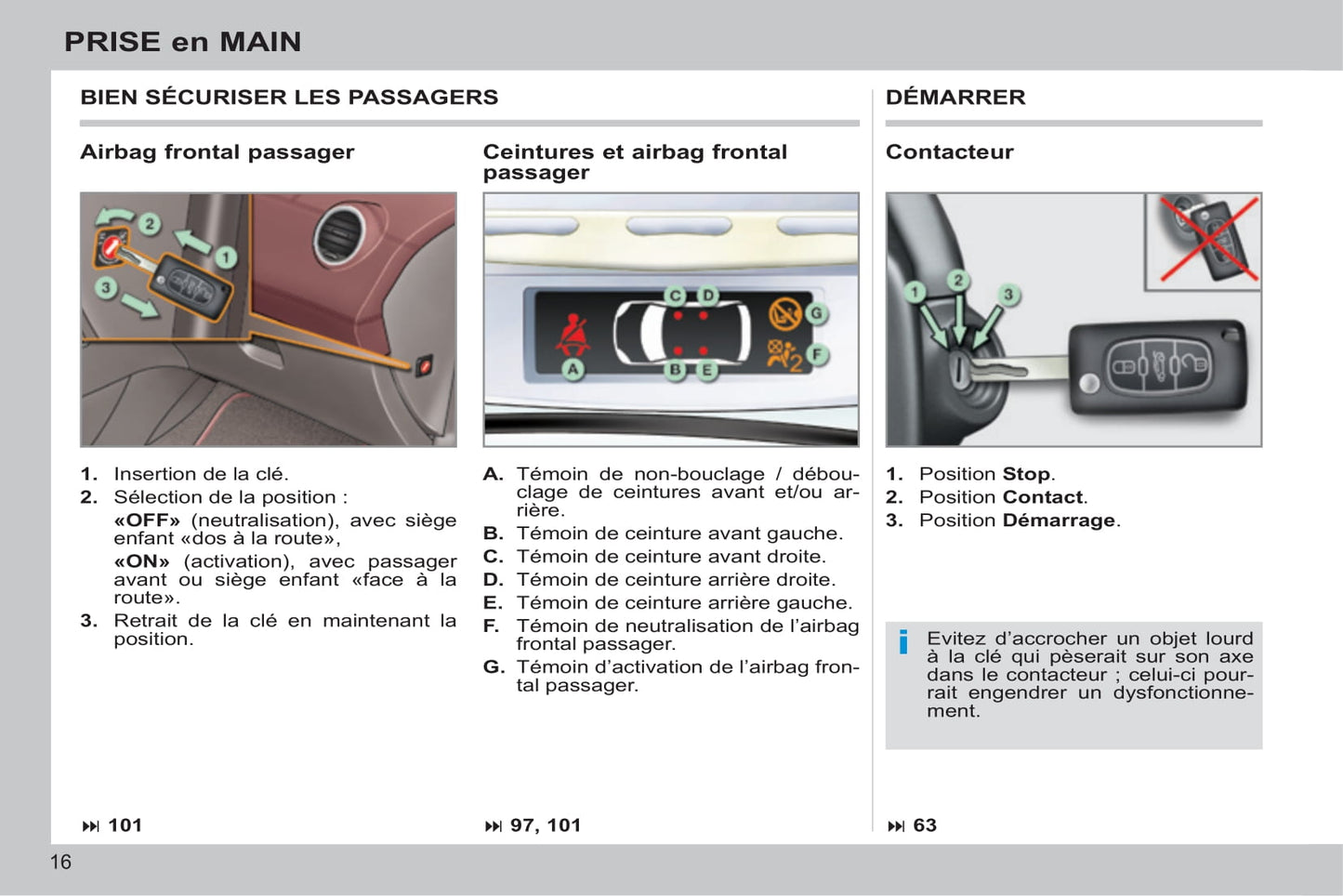 2013-2014 Peugeot 308 CC Owner's Manual | French