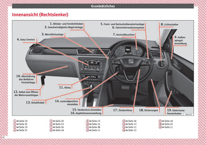 2017-2018 Seat Toledo Owner's Manual | German