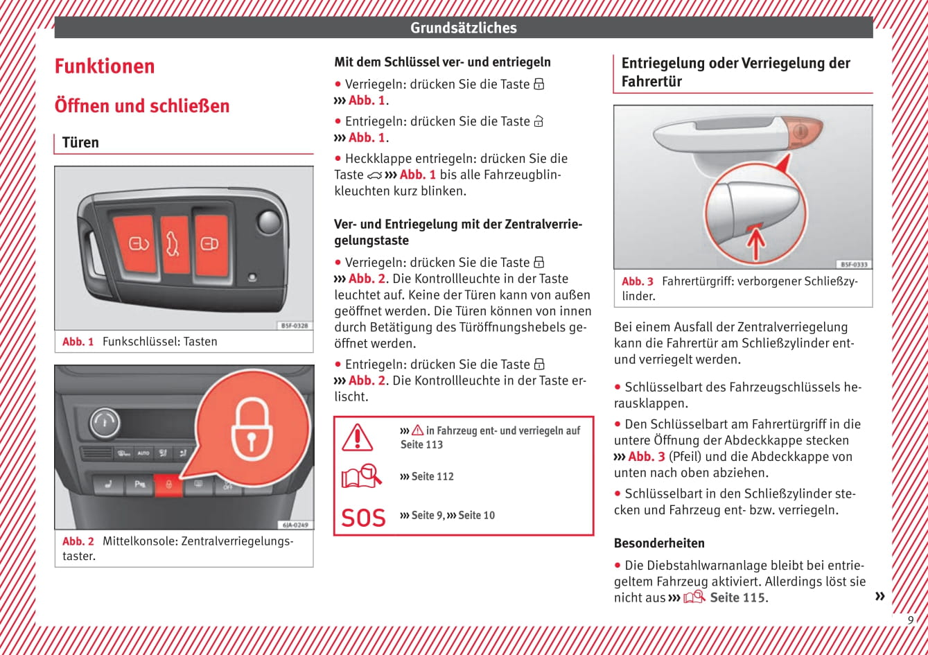 2017-2018 Seat Toledo Owner's Manual | German