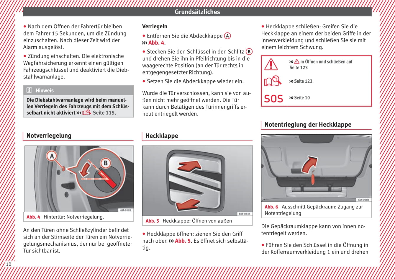 2017-2018 Seat Toledo Owner's Manual | German