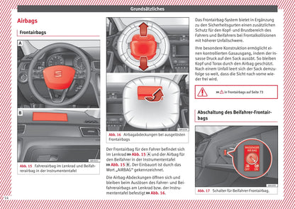 2017-2018 Seat Toledo Owner's Manual | German