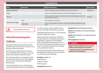 2017-2018 Seat Toledo Owner's Manual | German