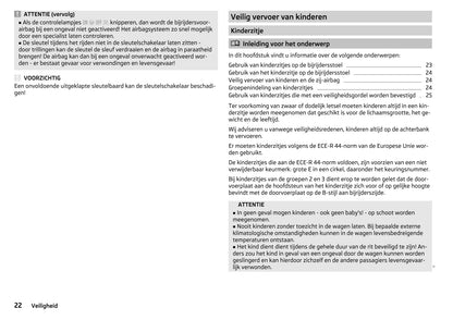 2015-2016 Skoda Yeti Owner's Manual | Dutch