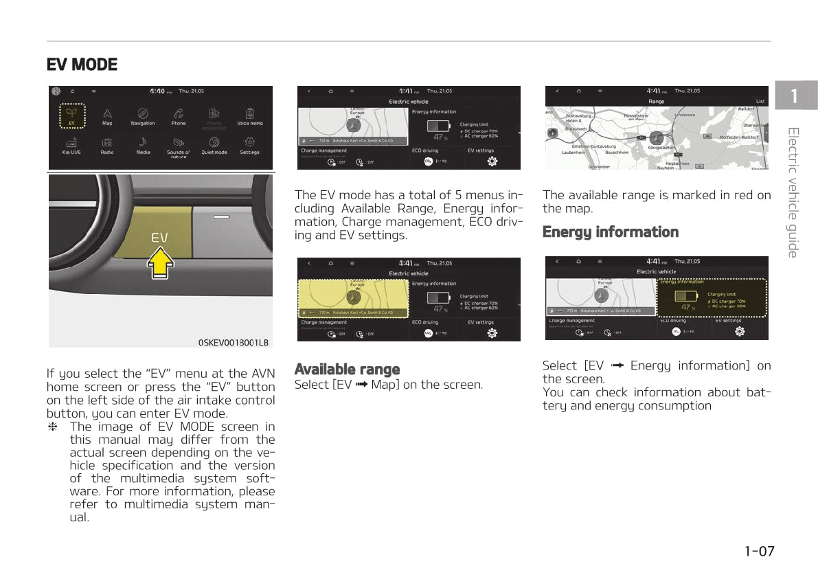 2021-2022 Kia e-Soul Owner's Manual | English