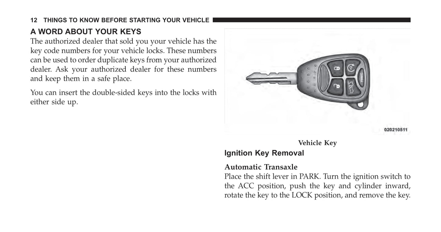 2007-2010 Chrysler Sebring Manuel du propriétaire | Anglais