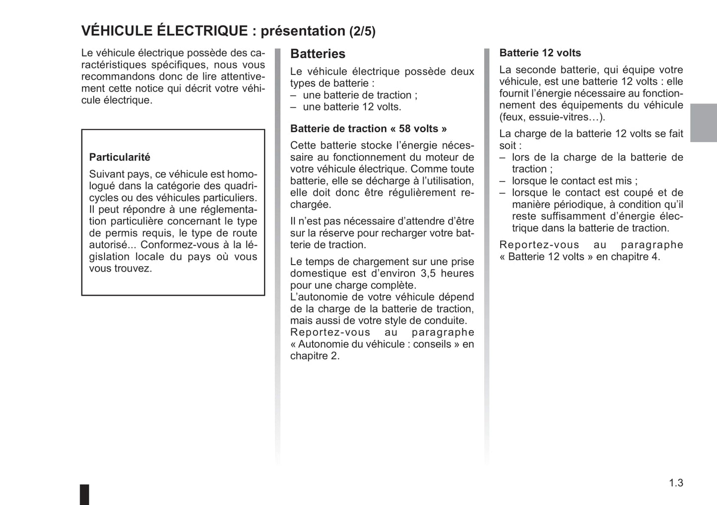 2018-2019 Renault Twizy Owner's Manual | French