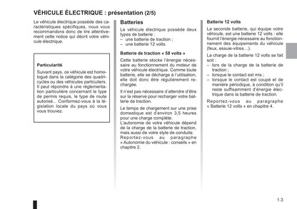 2018-2019 Renault Twizy Owner's Manual | French