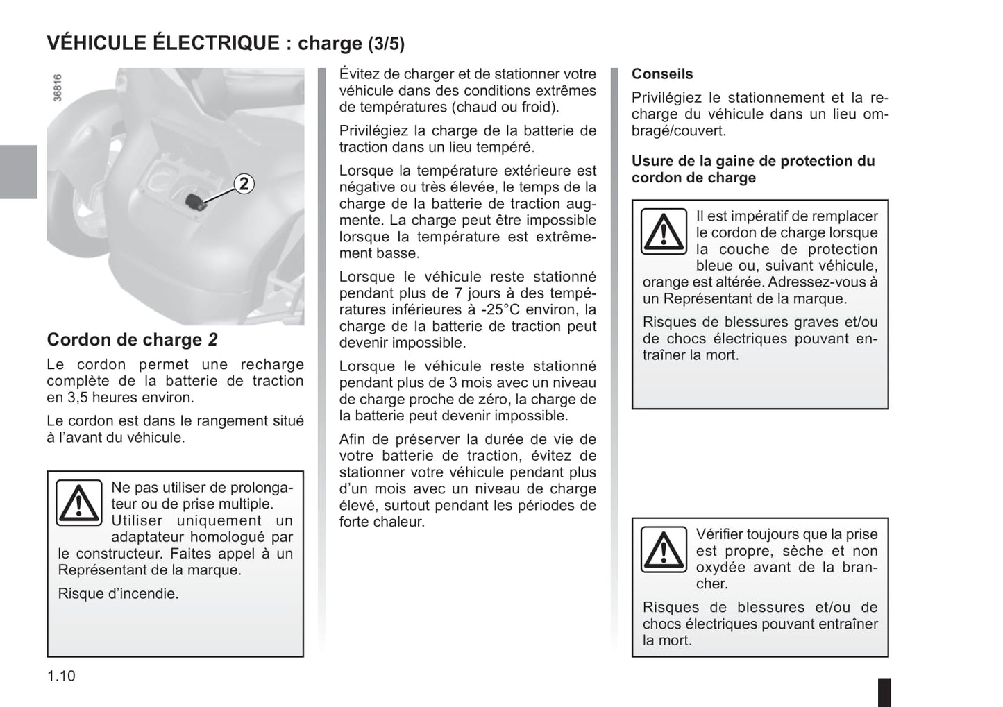 2018-2019 Renault Twizy Owner's Manual | French