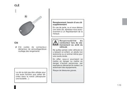 2018-2019 Renault Twizy Owner's Manual | French