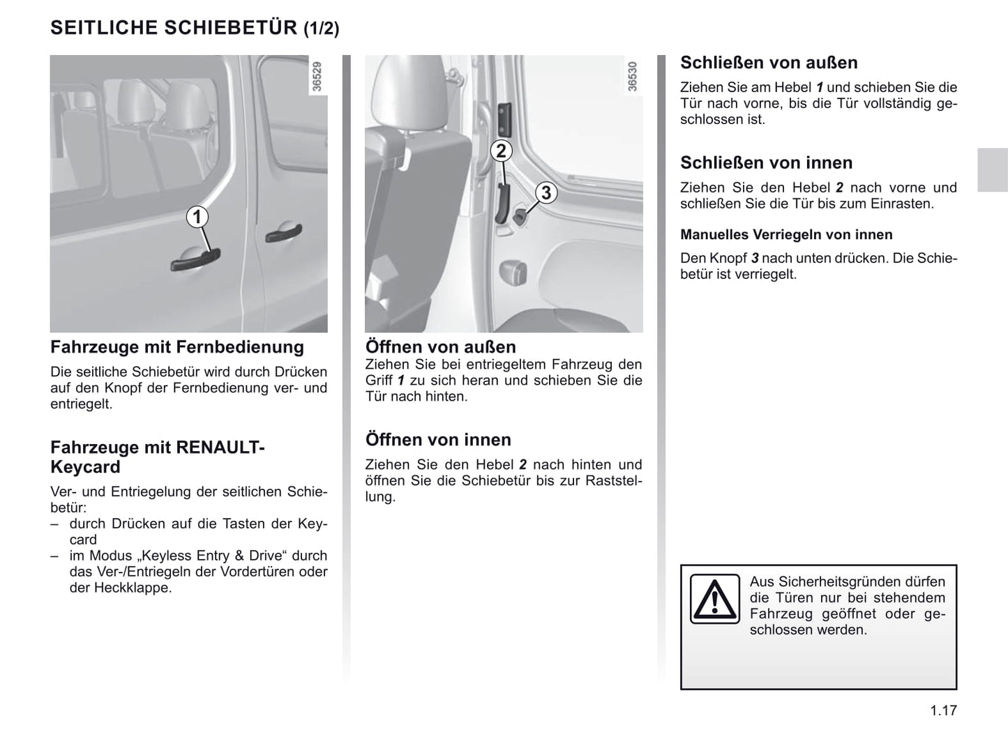 2019-2020 Renault Trafic Owner's Manual | German