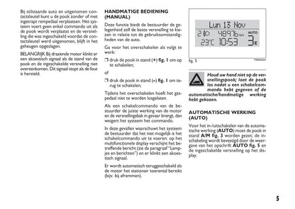 2007-2008 Fiat Ducato Comfort Matic Owner's Manual | Dutch