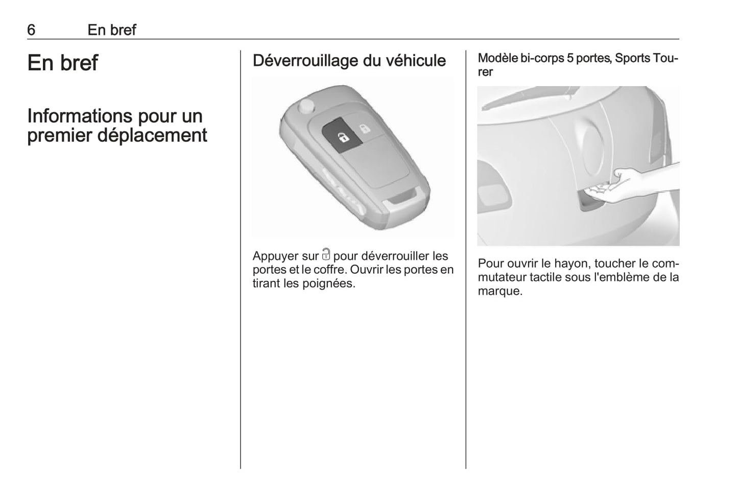 2015 Opel Astra Manuel du propriétaire | Français