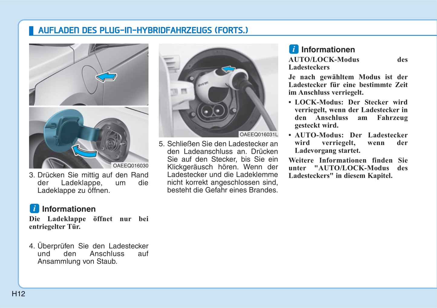 2019-2020 Hyundai Ioniq Hybrid Owner's Manual | German