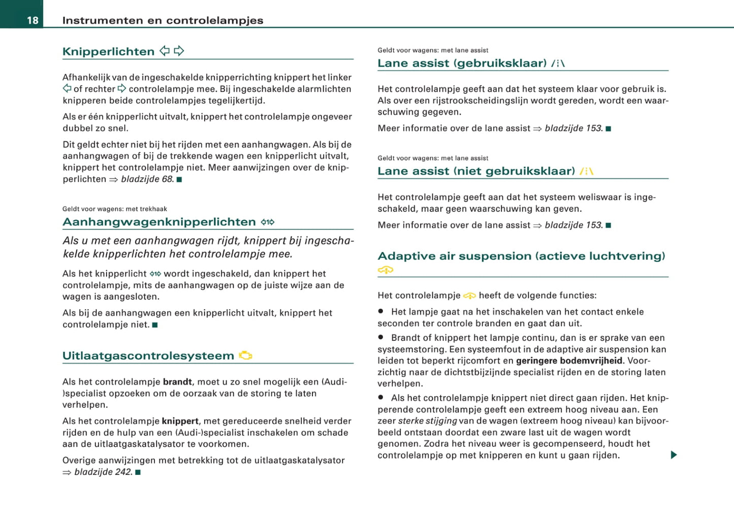 2008-2011 Audi A6 Allroad Quattro Owner's Manual | Dutch